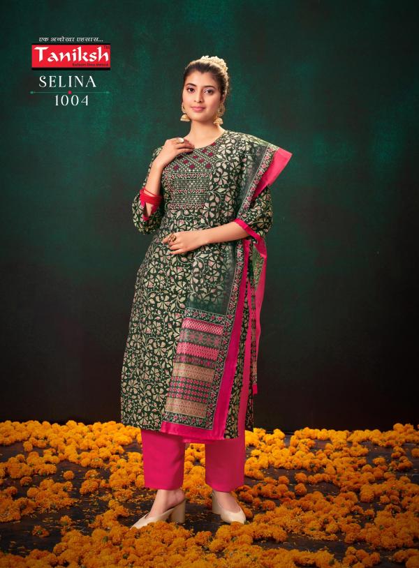 Taniksh Selina Vol 01 Muslin Printed Kurti Bottom With Dupatta